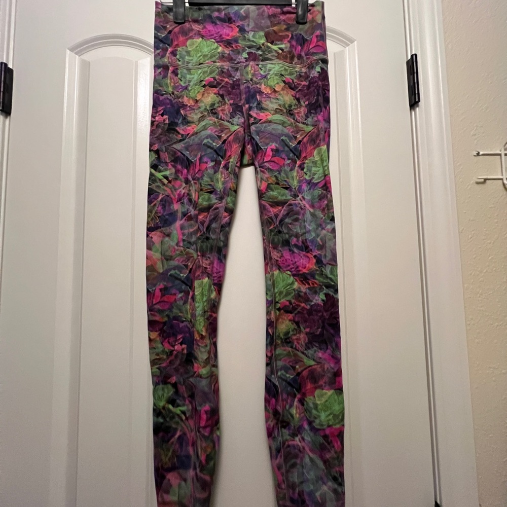 lululemon athletica Multicolor Floral Jeggings